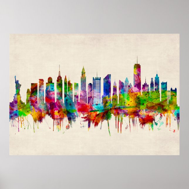 Affiche Skyline de New York (Devant)