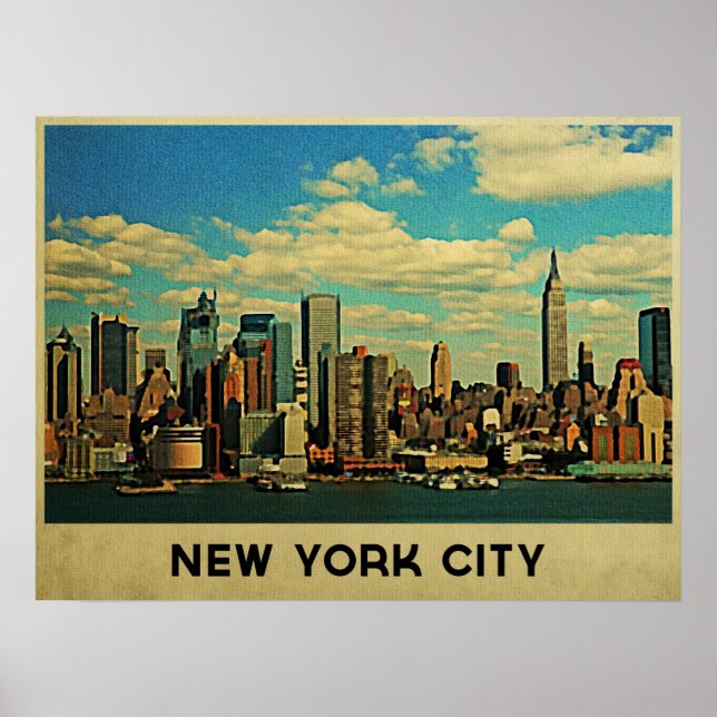 Affiche Skyline de New York (Devant)