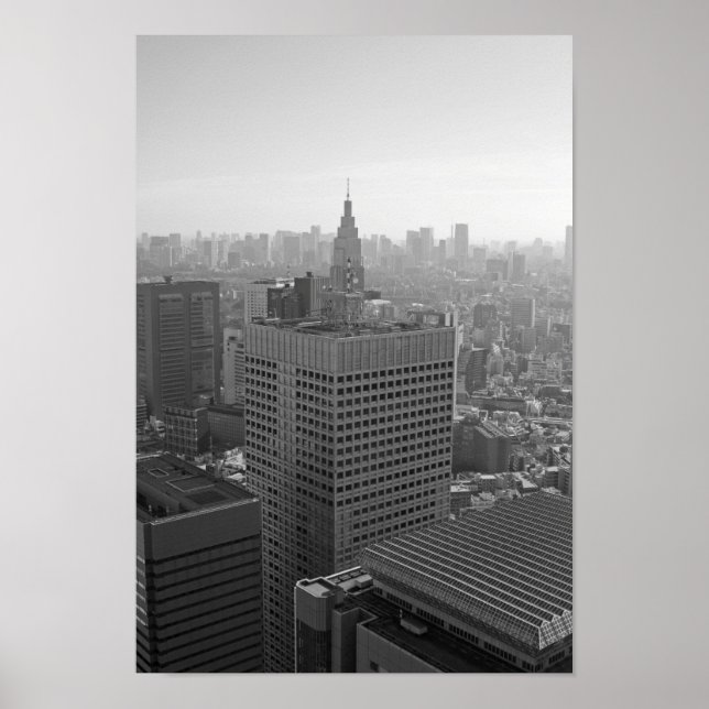 Affiche Skyline de Tokyo (Devant)