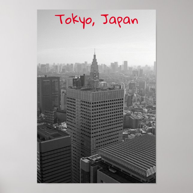 Affiche Skyline de Tokyo (Devant)