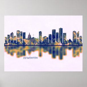 Affiche Skyline d'Edmonton