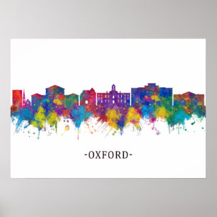 Affiche Skyline d'Oxford