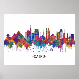 Affiche Skyline du Caire en Égypte