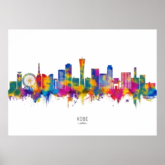Affiche Skyline du Japon (Devant)