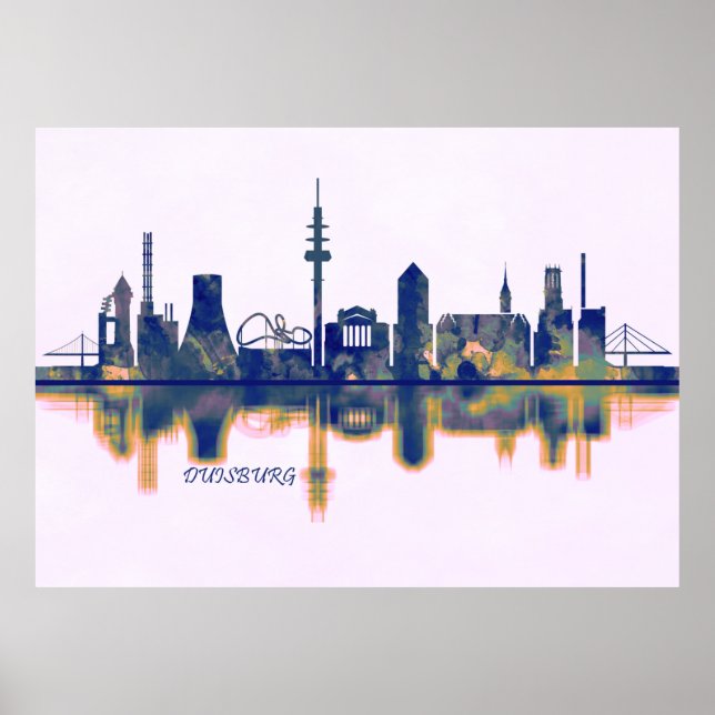Affiche Skyline Duisburg (Devant)