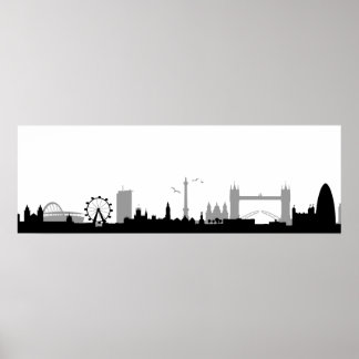 Affiche Skyline Londres