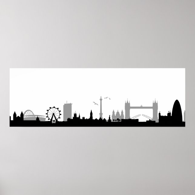 Affiche Skyline Londres (Devant)