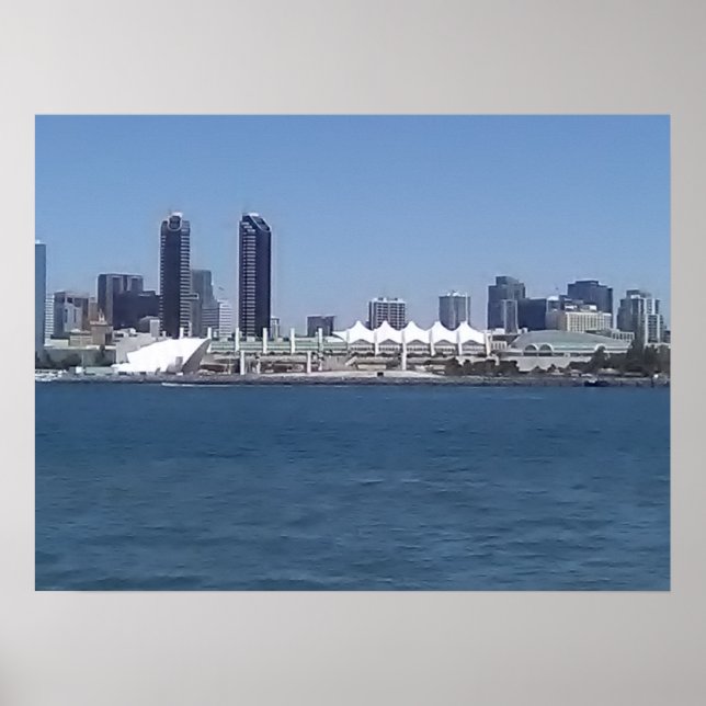 Affiche Skyline San Diego (Devant)