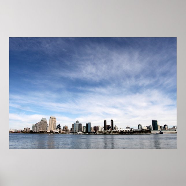 Affiche Skyline San Diego (Devant)