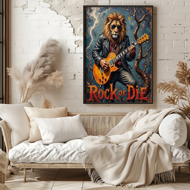 Affiche Skyline Shred : Lion's Untamed Melody (Créateur téléchargé)