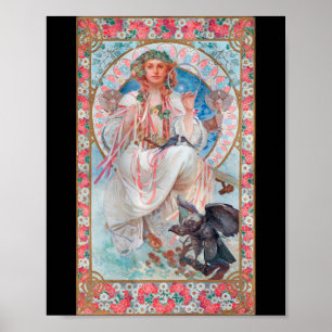 Affiche Slavia, Mucha