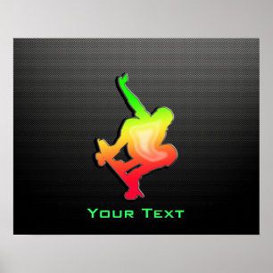 Affiche Sleek skateboarding