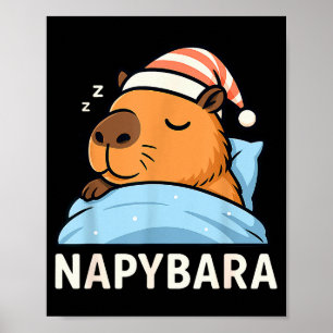 Affiche Sleeng Capybara Napybara Pyjama Garçon G
