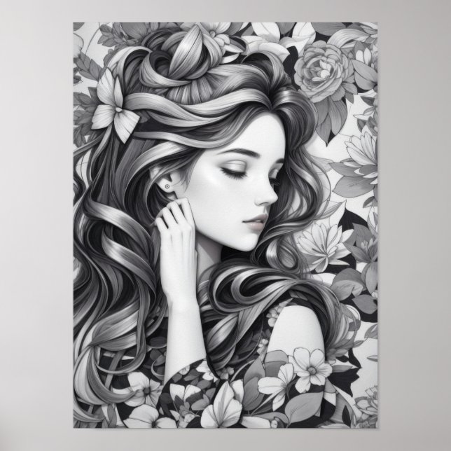 Affiche Sleeping Woman (Devant)