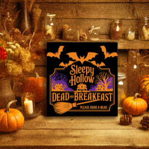 Affiche Sleepy Hollow Dead et le petit déjeuner Halloween