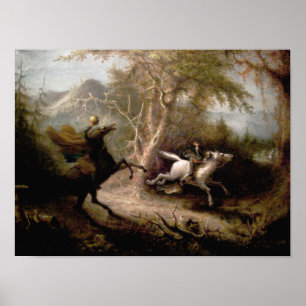 Affiche Sleepy Hollow Headless Horseman Cadre Art