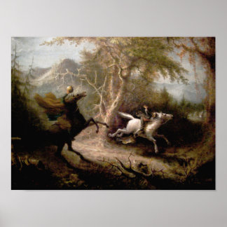 Affiche Sleepy Hollow Headless Horseman Cadre Art