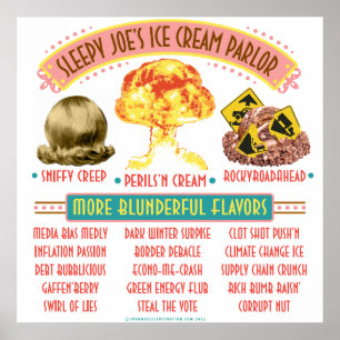 Affiche Sleepy Joe's Ice Cream Parlor