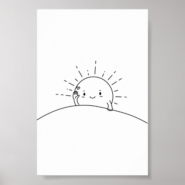 Affiche Sleepy Sun Says Hi (Devant)