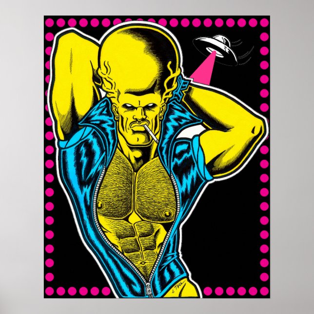 Affiche "Slick Nick"/Affiche Marquee (Devant)