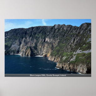 Affiche Slieve League Cliffs, Comté de Donegal, Irlande