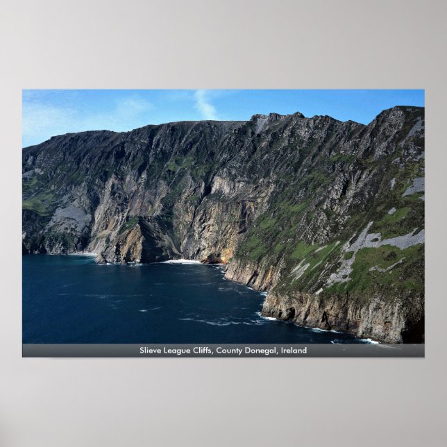 Affiche Slieve League Cliffs, Comté de Donegal, Irlande (Devant)
