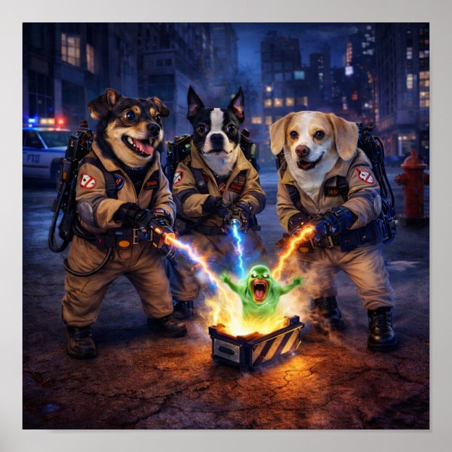 Affiche "Slimer is Toast" (Devant)