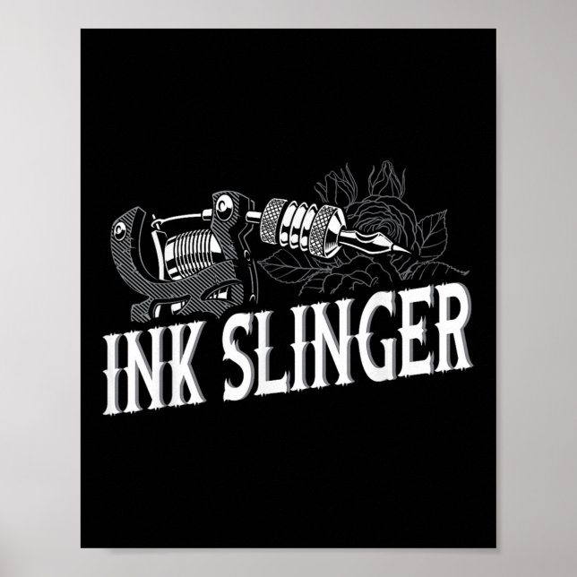 Affiche Slinger d'encre - Artiste de tatouage (Devant)