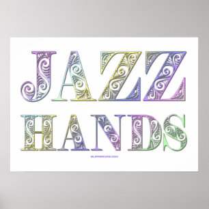 Affiche SlipperyJoe's Jazz Hands Broadway