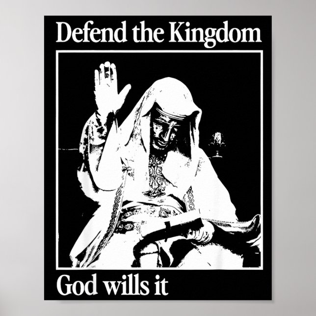 Affiche Sliver Mask King Baldwin Iv Meme The Leper King Wa (Devant)