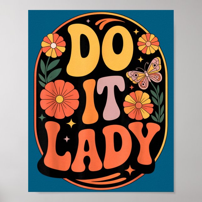 Affiche Slogan de motivation et d'autonomisation « Faites- (Devant)