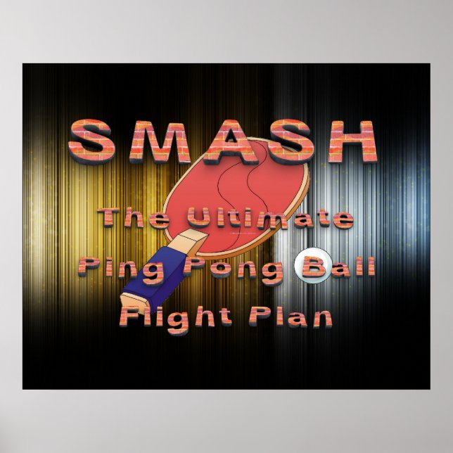 Affiche Slogan Ping Ping TOP (Devant)