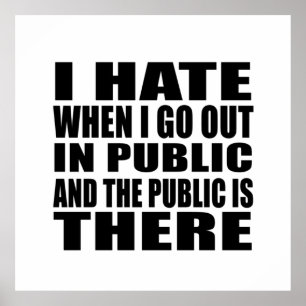 Affiche slogan sarcastique