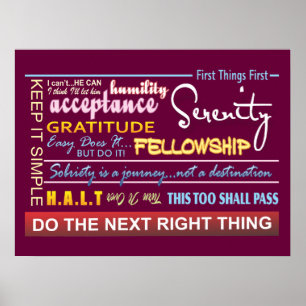 Affiche slogans de rétablissement 17