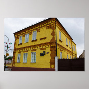 Affiche Slonim Belarus Town Architecture Street
