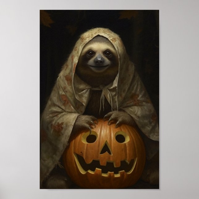 Affiche Sloth Halloween (Devant)