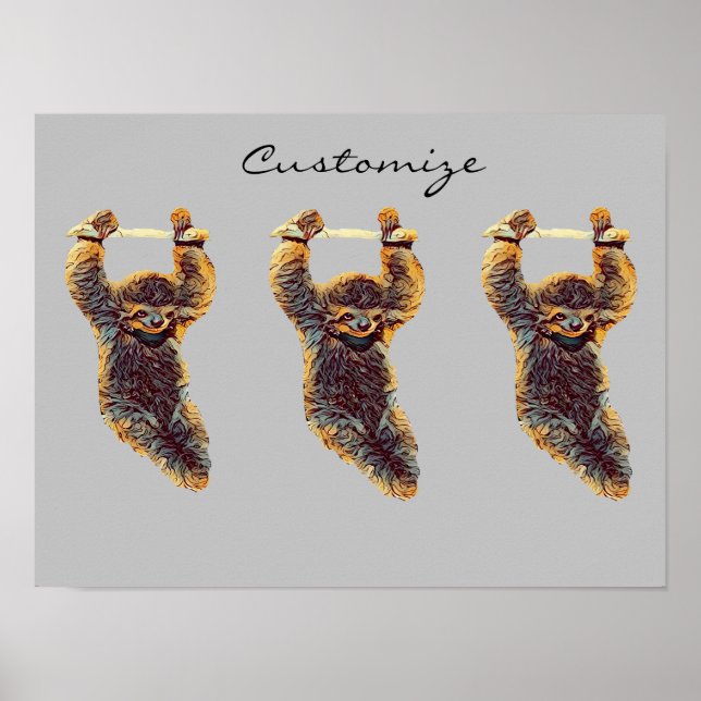 Affiche Sloth Hanging Out Thunder_Cove (Devant)