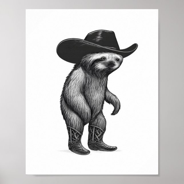 Affiche Sloth Howdy Sloth (Devant)