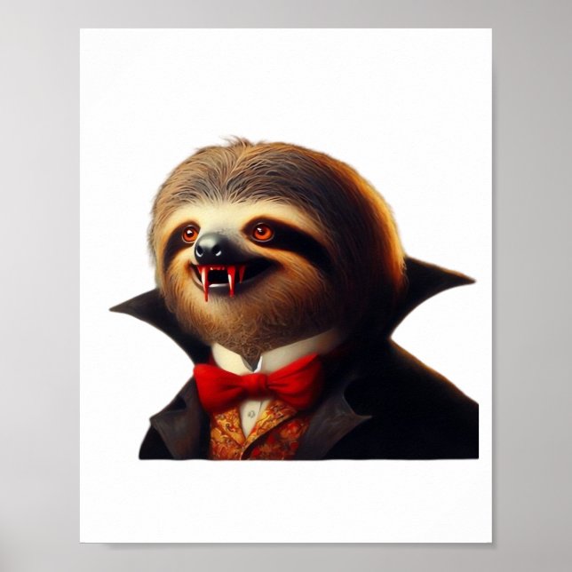 Affiche Sloth Vampire Classic T-Shirt (Devant)