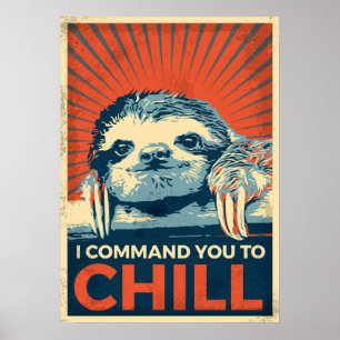 Affiche Sloth Vintage