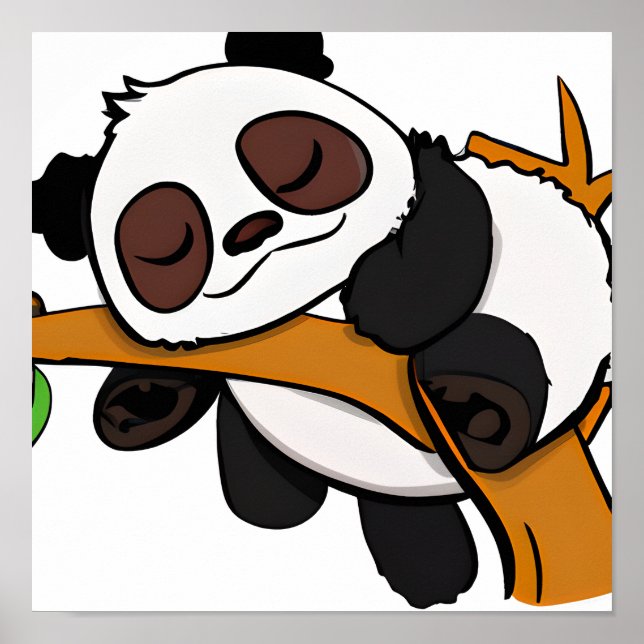 Affiche Slothful Panda (Devant)