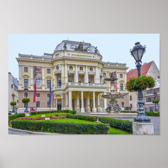 Affiche Slovak National Theatre, Bratislava, Slovakia (Devant)