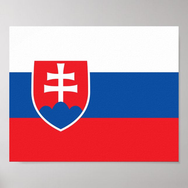 Affiche Slovakia Flag (Devant)