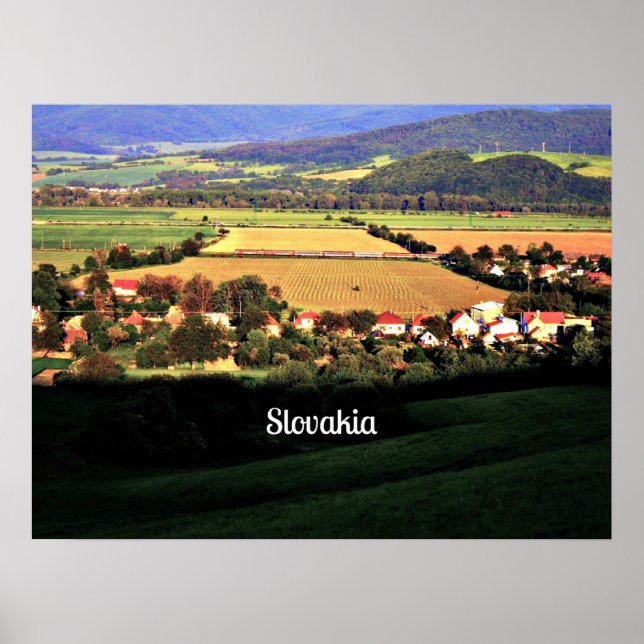 Affiche Slovakia picturesque landscape (Devant)