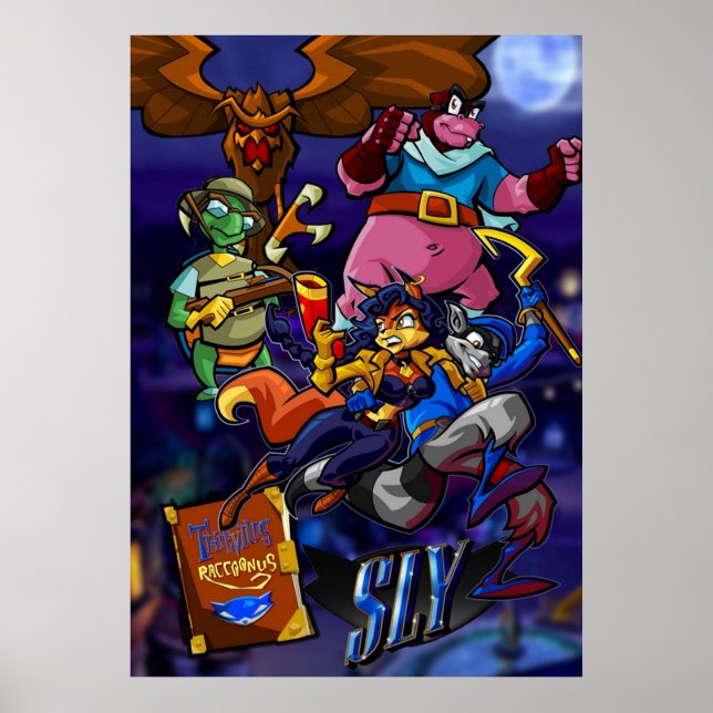 Affiche Sly Cooper et Thievius Raccoonus (Devant)