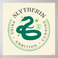 SLYTHERIN™ Insigne de fierté de la Maison du serpe