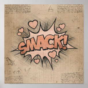 Affiche SMACK ! Vintage Comic Book