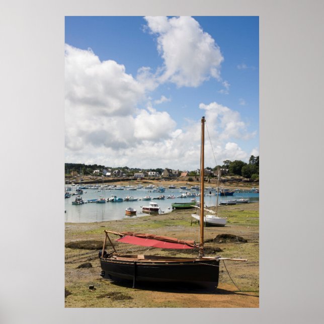 Affiche Small Boats | Ploumanac'H France (Devant)