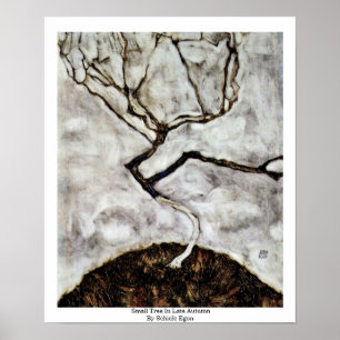 Affiche Small Tree In Late Autumn By Schiele Egon