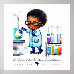 Affiche Smart Black Kid